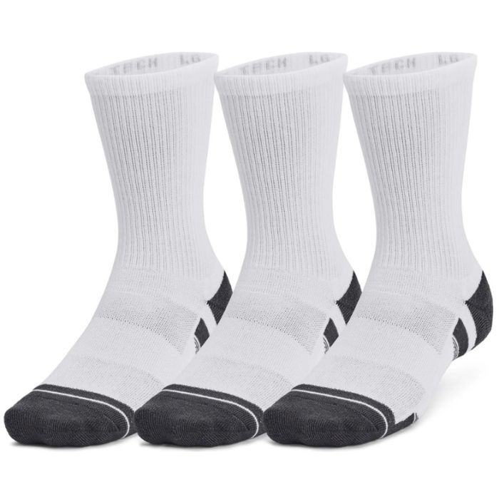 Носки Under Armour 1379512-100 Performance Tech 3 пари Crew білий XL (196883986767)