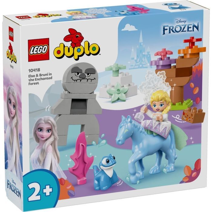 Конструктор LEGO DUPLO Disney Эльза и Бруни в Зачарованном лесу 31 деталь (10418)