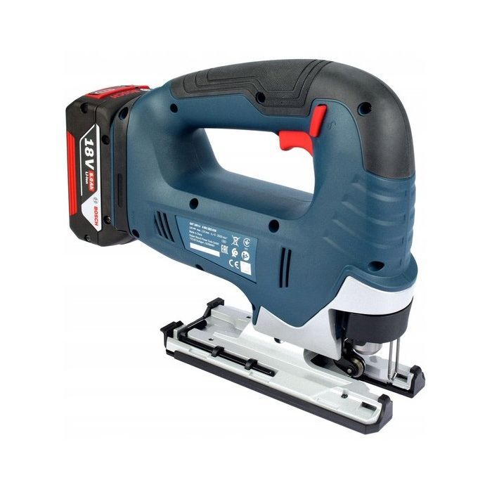 Електролобзик Bosch GST 185-LI 18В, 2х4Ah, 3500об/хв, кейс (0.601.5B3.024) зображення 3