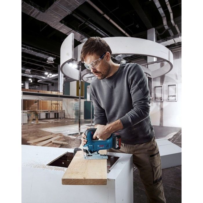 Електролобзик Bosch GST 185-LI 18В, 2х4Ah, 3500об/хв, кейс (0.601.5B3.024) зображення 8