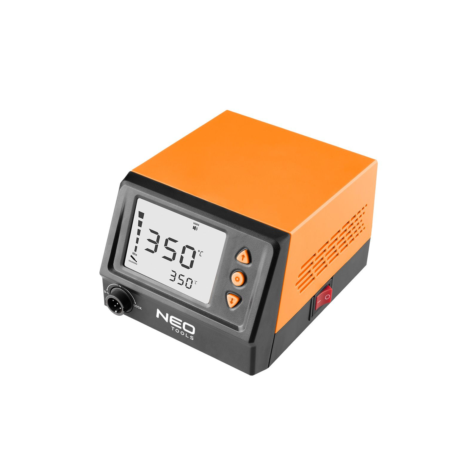 Паяльник електричний Neo Tools SL1, 60Вт, 180-450°С, дисплей, ESD захист (19-200) зображення 2