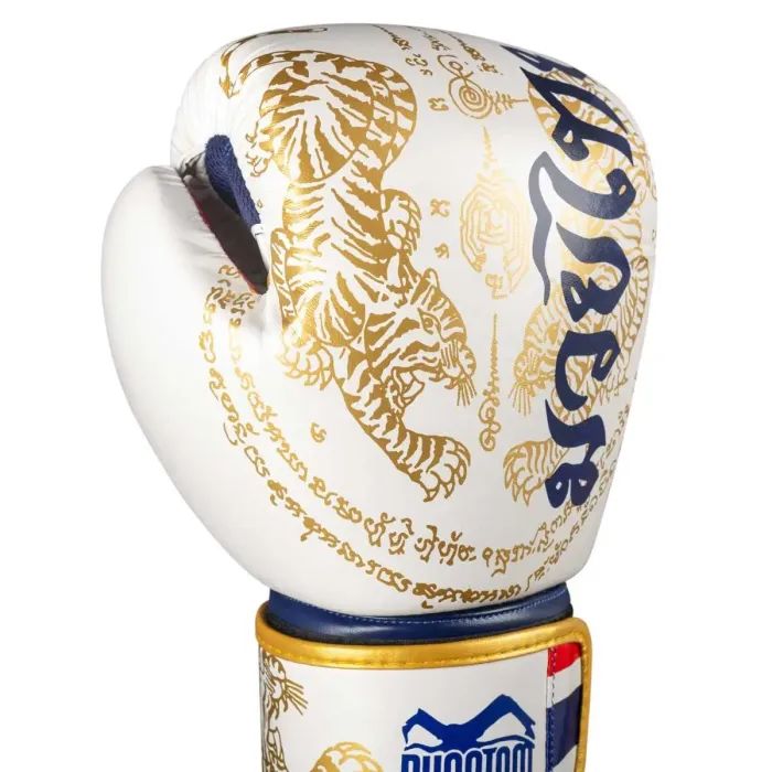 Боксерские перчатки Phantom Muay Thai Red 10 унцій (PHBG2505-10) изображение 3