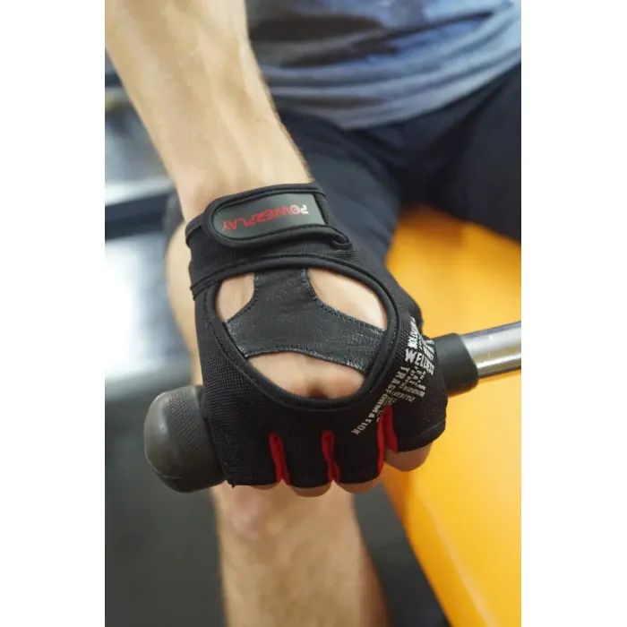 Рукавички для фітнесу PowerPlay 2222 M Black (PP_2222_M_Black) зображення 8