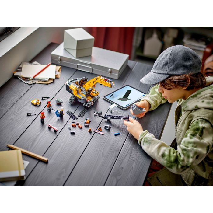 Конструктор LEGO City Жовтий будівельний екскаватор (60420) зображення 10