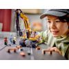Конструктор LEGO City Жовтий будівельний екскаватор (60420) зображення 9