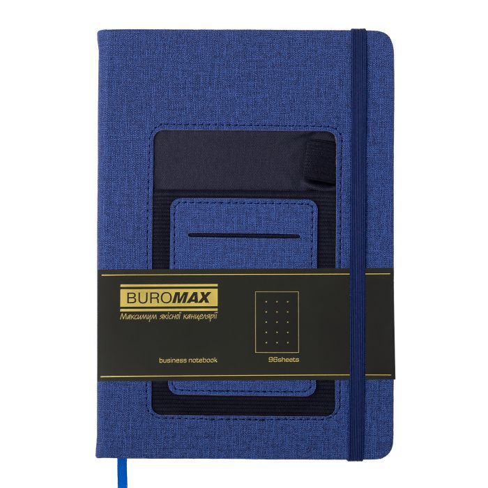 Книга записная Buromax COMFORT А5 96 листов точка, серый (BM.295309-09) изображение 2