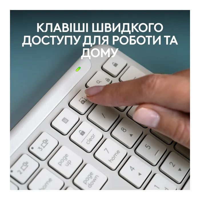 Клавіатура Logitech K950 Bluetooth/Wireless UA Graphite (920-012465) зображення 8