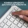 Клавиатура Logitech K950 Bluetooth/Wireless UA Off-White (920-012466) изображение 8