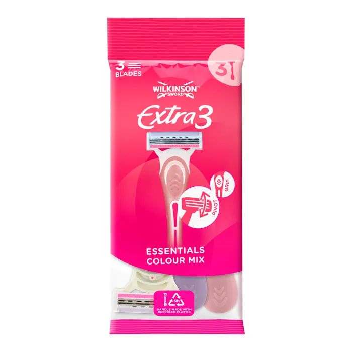 Бритва Wilkinson Sword Extra 3 Essentials Beauty 3 шт. (4027800204304)