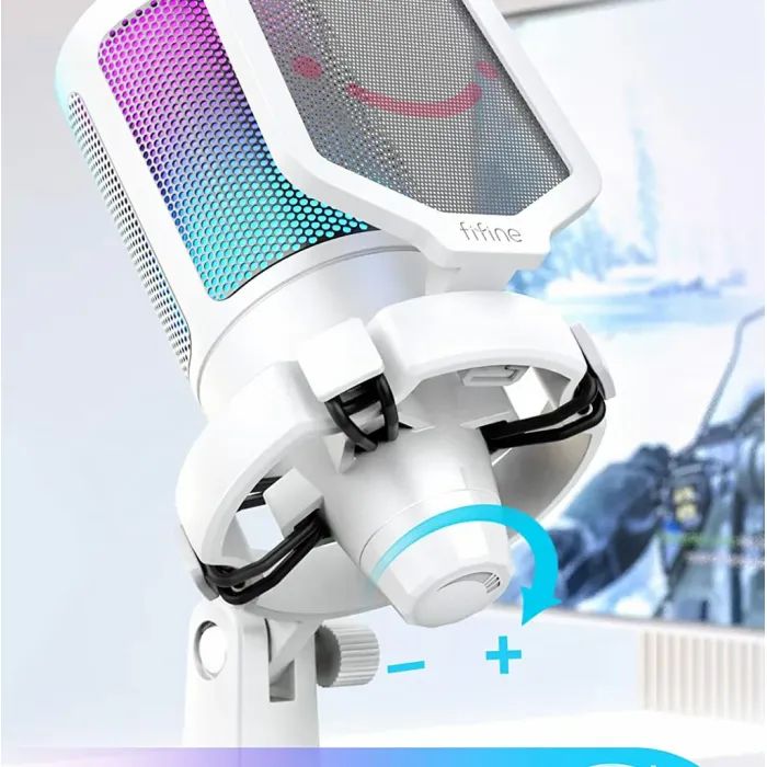 Мікрофон Fifine A6TW USB White (A6TW) зображення 5