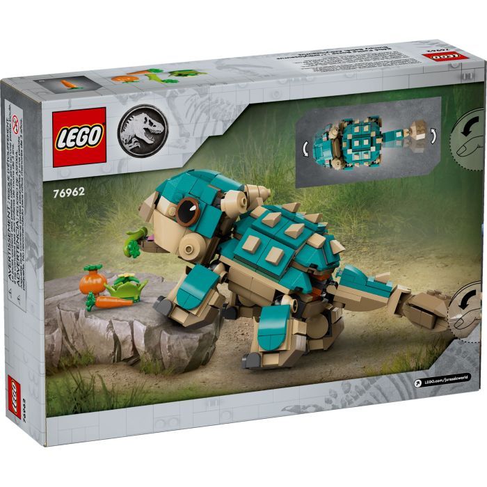 Конструктор LEGO Jurassic World Малыш Бампи: Анкилозавр (76962) изображение 6