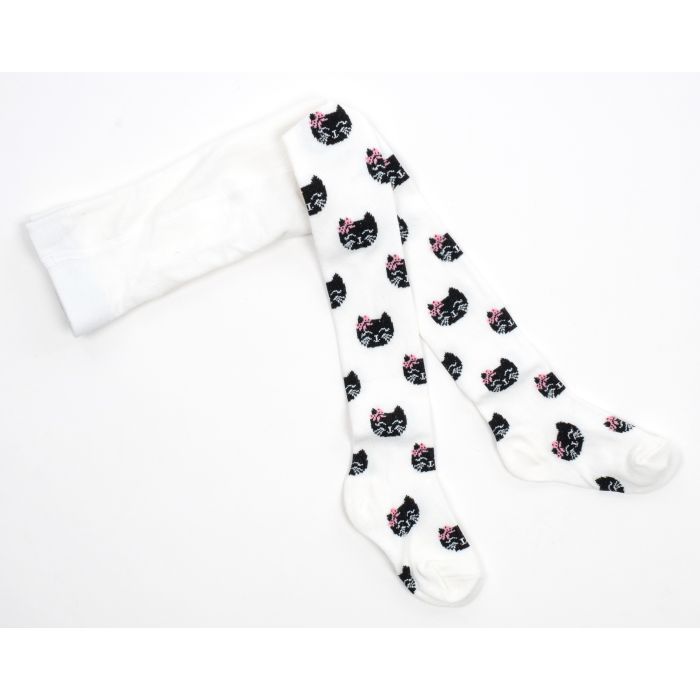 Колготки дитячі UCS Socks з котиками (M0C0301-2117-1G-black) зображення 2
