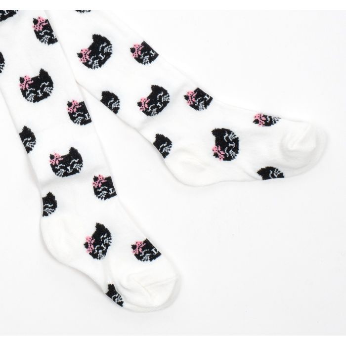 Колготки дитячі UCS Socks з котиками (M0C0301-2117-1G-black) зображення 3