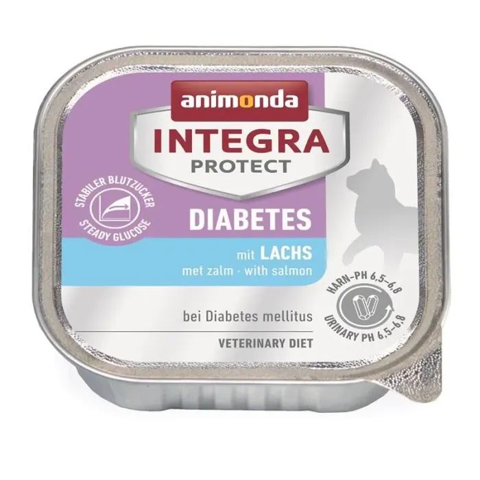 Влажный корм для кошек Animonda Integra Protect Diabetes при диабете с лососем (4017721866880)