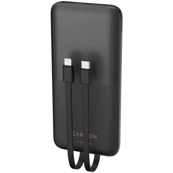 Батарея универсальная Canyon PB-1010 10000 mAh PD/22.5W QC/3.0 Black (CNE-CPB1010B) изображение 4