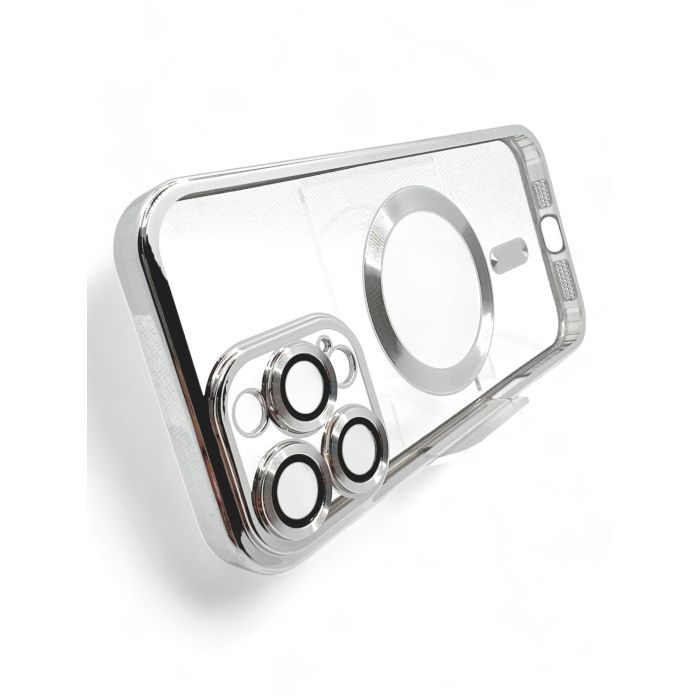 Чохол до мобільного телефона BeCover TPU Chrome Case (MagSafe) для Apple iPhone 16 Pro Max Sierra Blue (712087) зображення 3