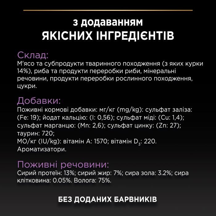 Влажный корм для кошек Purina Pro Plan Kitten С курицей 85 г (8445290673688) изображение 10