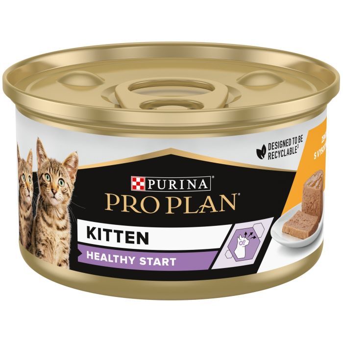 Влажный корм для кошек Purina Pro Plan Kitten С курицей 85 г (8445290673688) изображение 2