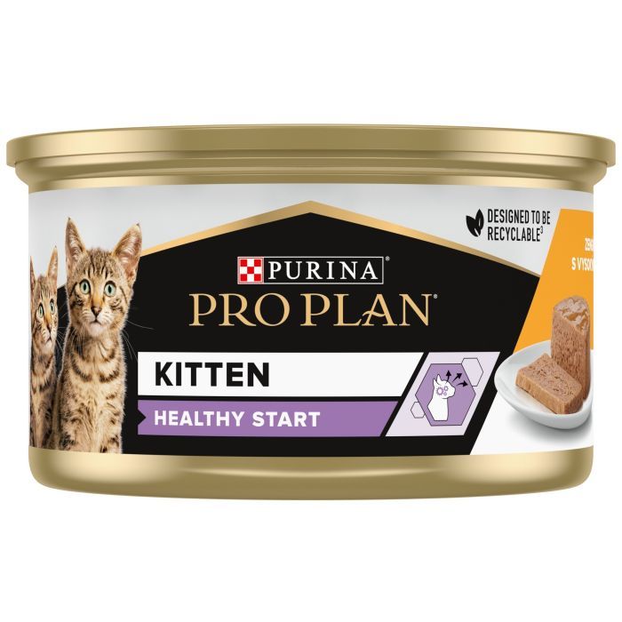Влажный корм для кошек Purina Pro Plan Kitten С курицей 85 г (8445290673688) изображение 3