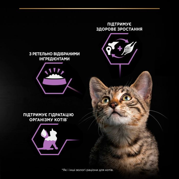 Влажный корм для кошек Purina Pro Plan Kitten С курицей 85 г (8445290673688) изображение 7