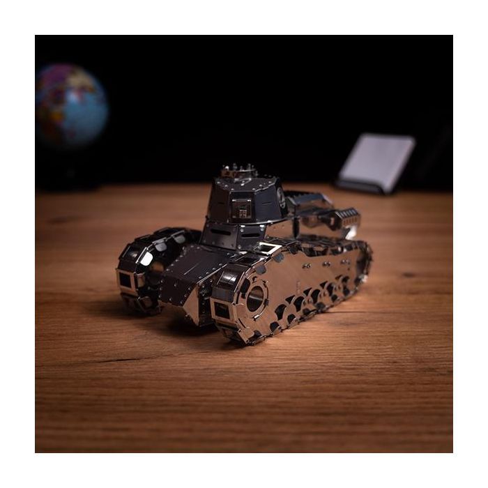 Конструктор Metal Time Коллекционная модель Nimble Fighter Танк Renault FT-17 механический Nimble Fighter (MT010) изображение 6