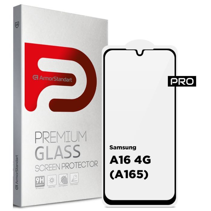 Скло захисне Armorstandart Pro Samsung A16 4G (A165) Black (ARM80171)