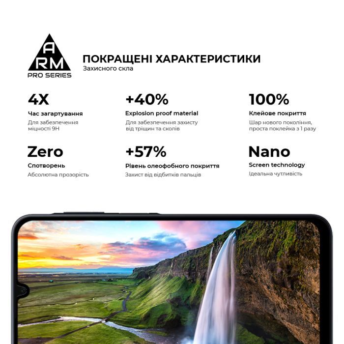 Скло захисне Armorstandart Pro Samsung A16 4G (A165) Black (ARM80171) зображення 5