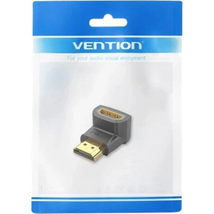 Переходник HDMI F to HDMI M 90° 4K 60Hz PVC Vention (AIOB0) изображение 3