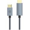 Кабель мультимедийный DisplayPort M to HDMI M 3.0m 4K HP (DHC-DP03-03M)