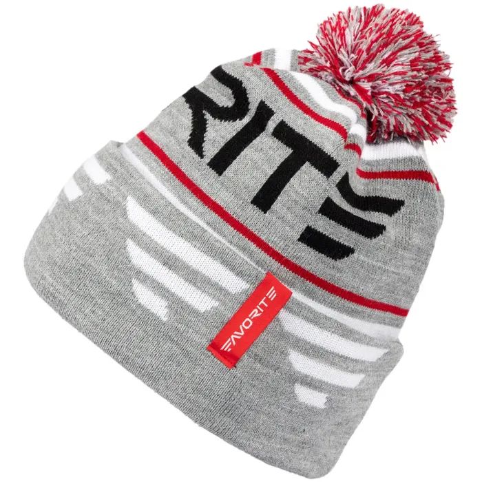 Шапка Favorite Pompon Hat 56 Gray Black Logo (1693.08.86) изображение 2