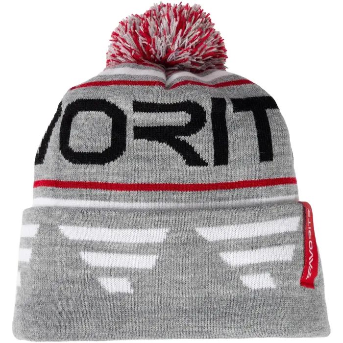 Шапка Favorite Pompon Hat 56 Gray Black Logo (1693.08.86) изображение 4