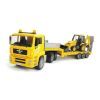 Спецтехніка Bruder Тягач Man TGA з екскаватором JCB MIDI CX (01654)