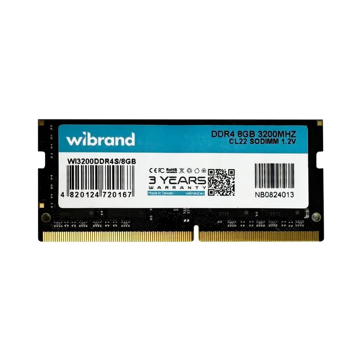 Модуль памяти для ноутбука SoDIMM DDR4 8GB 3200 MHz Wibrand (WI3200DDR4S/8GB)