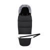 Зимний конверт MoMi Sleeping bag 2 в 1 black (AKCE00050)