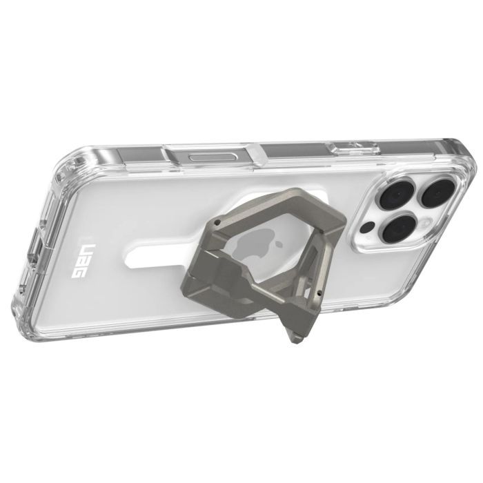 Чохол до мобільного телефона UAG Apple iPhone 16 Pro Max Plyo MagSafe Ice White/Titanium Stand (1144811BV01) зображення 4