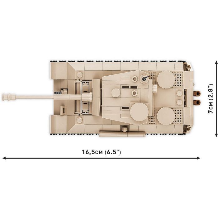 Конструктор Cobi Вторая Мировая Война Танк Panzer V Пантера, 298 деталей (COBI-2713) изображение 4