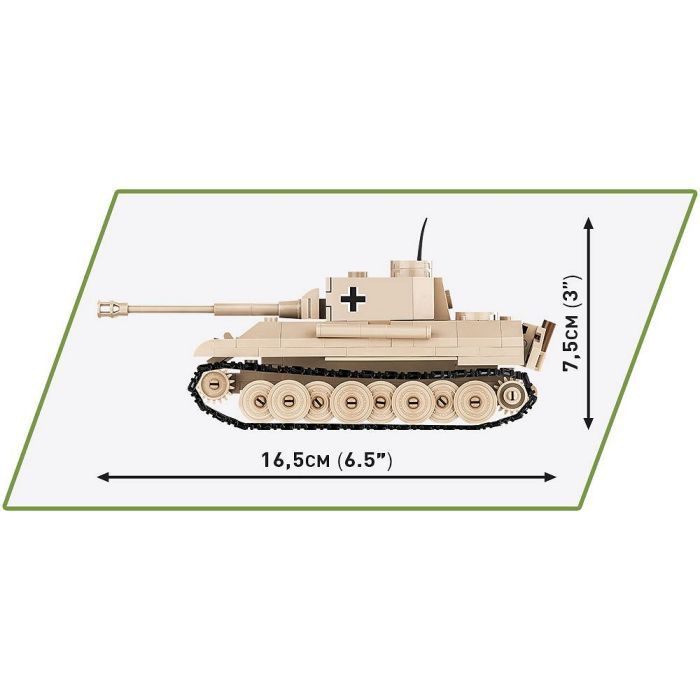 Конструктор Cobi Вторая Мировая Война Танк Panzer V Пантера, 298 деталей (COBI-2713) изображение 5
