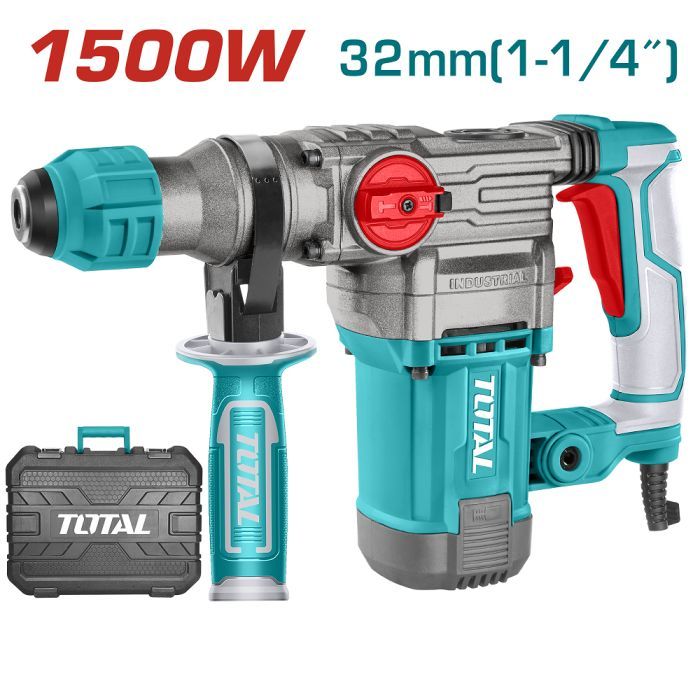 Перфоратор Total TH1153256 SDS-Plus, 1500Вт, 0-950об/мин, 5.5Дж, 0-4500 уд/мин (TH1153256) изображение 7