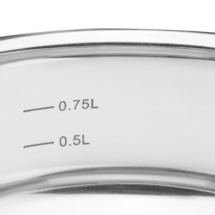 Ковш Ardesto Gemini Liguria, 1.3л, нержавіюча сталь (AR4313GB) изображение 2