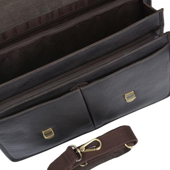 Сумка Ashwood Gareth Briefcase Brown (GARETH BRN) изображение 6