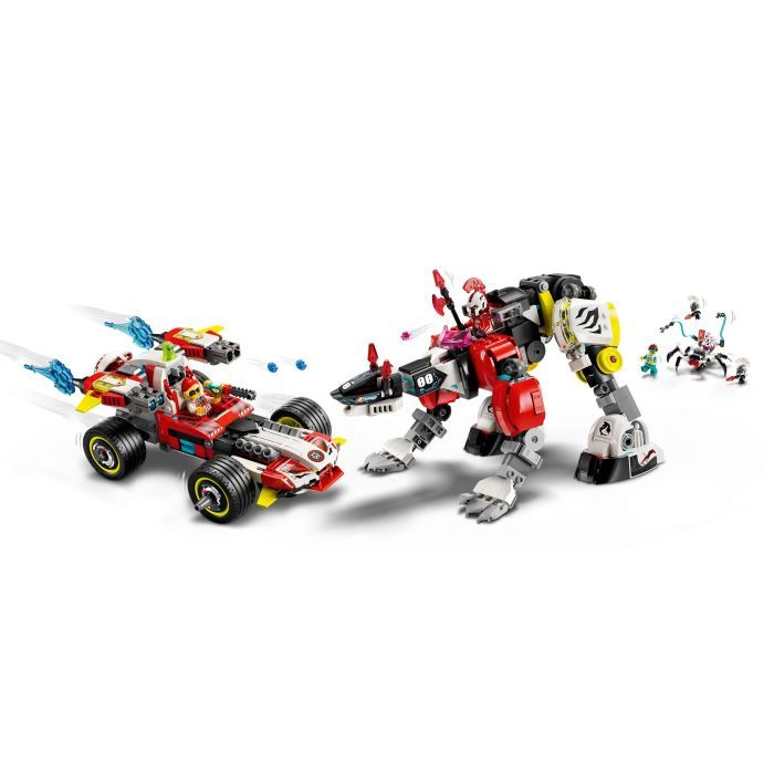 Конструктор LEGO DREAMZzz Робот-тигр Купера та Хот-род авто Зеро (71497) зображення 4
