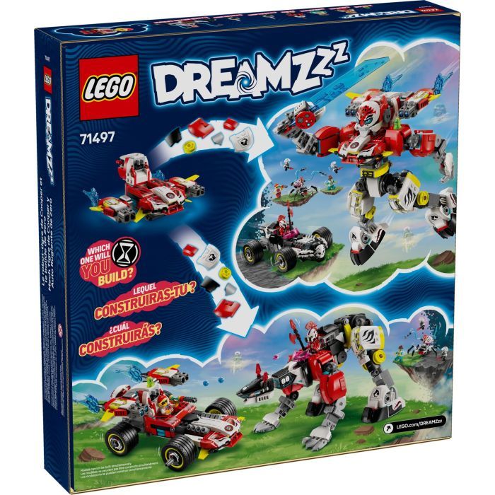 Конструктор LEGO DREAMZzz Робот-тигр Купера та Хот-род авто Зеро (71497) зображення 7