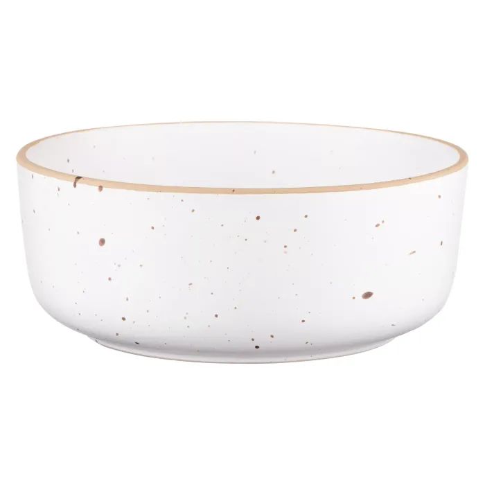 Салатник Ardesto Midori, 700мл, 16см, кераміка, білий (AR0116MW) зображення 2