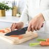Набор ножей Tefal Fresh Kitchen, дерев'яна колода, 5шт, нержавіюча сталь, чорний (K122S504) изображение 7