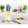 Набор ножей Tefal Fresh Kitchen, дерев'яна колода, 5шт, нержавіюча сталь, чорний (K122S504) изображение 8