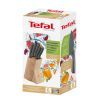 Набор ножей Tefal Fresh Kitchen, дерев'яна колода, 5шт, нержавіюча сталь, чорний (K122S504) изображение 9