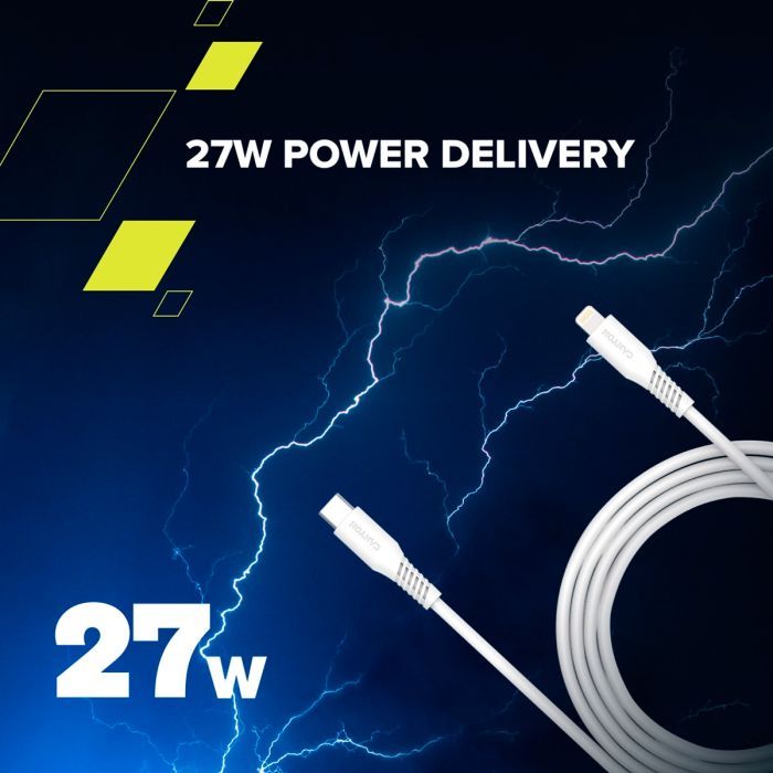 Дата кабель USB-C to Lightning 1.2m CLN30SC C-L 30W White Canyon (CNS-CLN30SC12W) зображення 3
