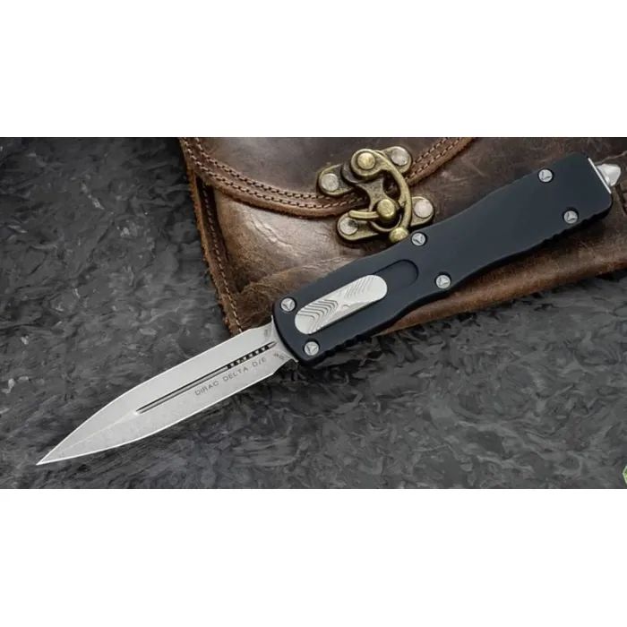 Нож Microtech Dirac Delta Double Edge Stonewash (227-10) изображение 4