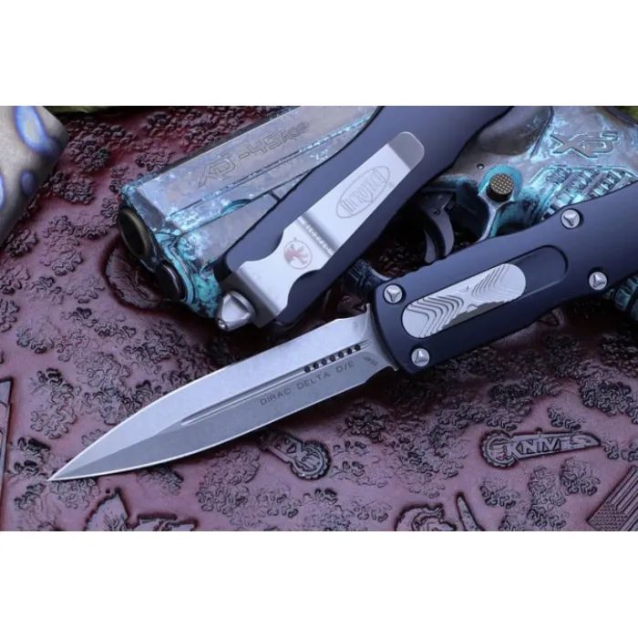 Нож Microtech Dirac Delta Double Edge Stonewash (227-10) изображение 7