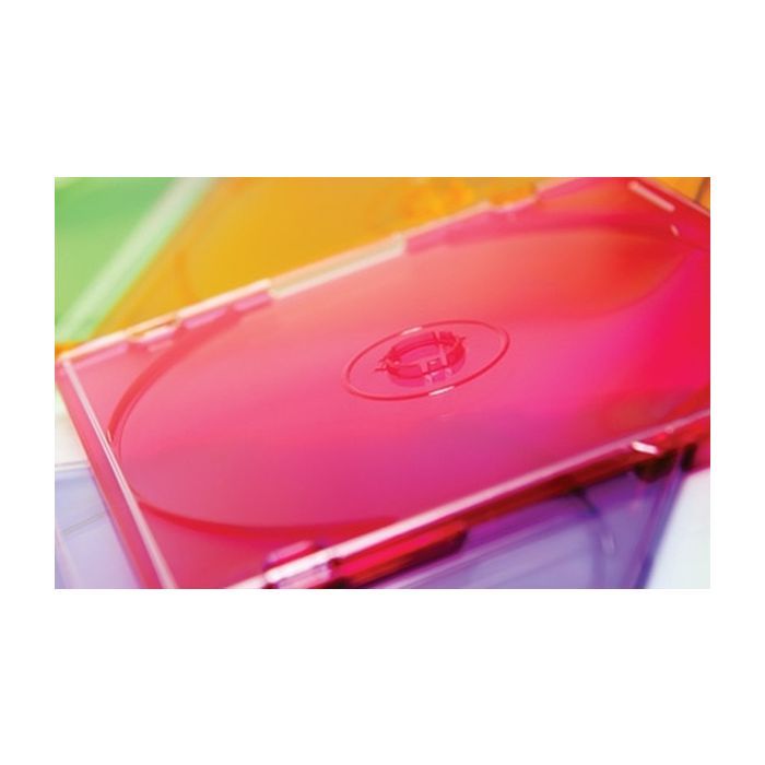 Бокс для диска CD/DVD Slimcase Assorted colours 50шт Verbatim (49973) изображение 4